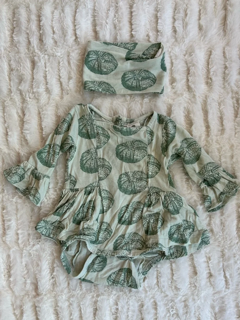 Kate Quinn Sea Urchin Skirt Romper and Headband